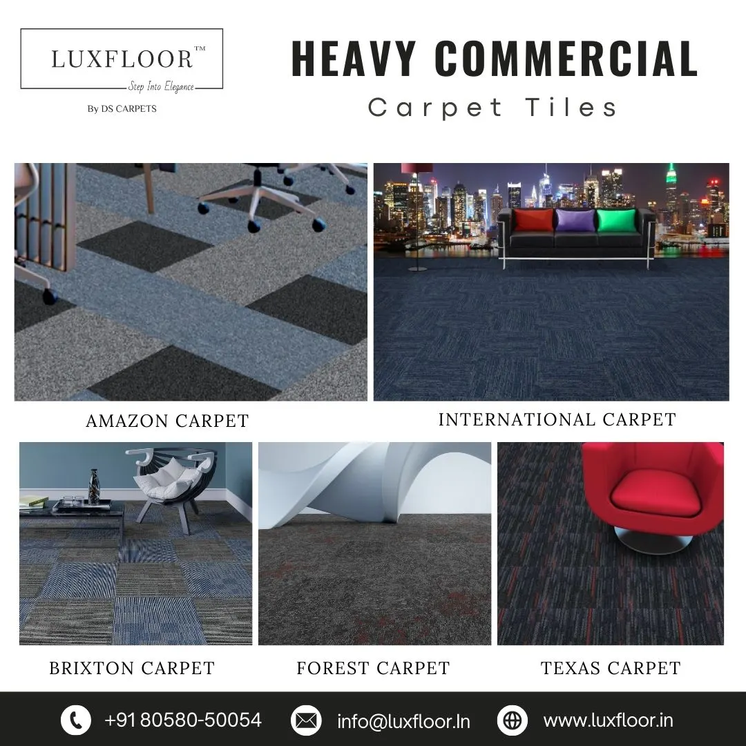 Elevate Your Home with Luxfloor’s Durable and Stylish Carpet Tiles