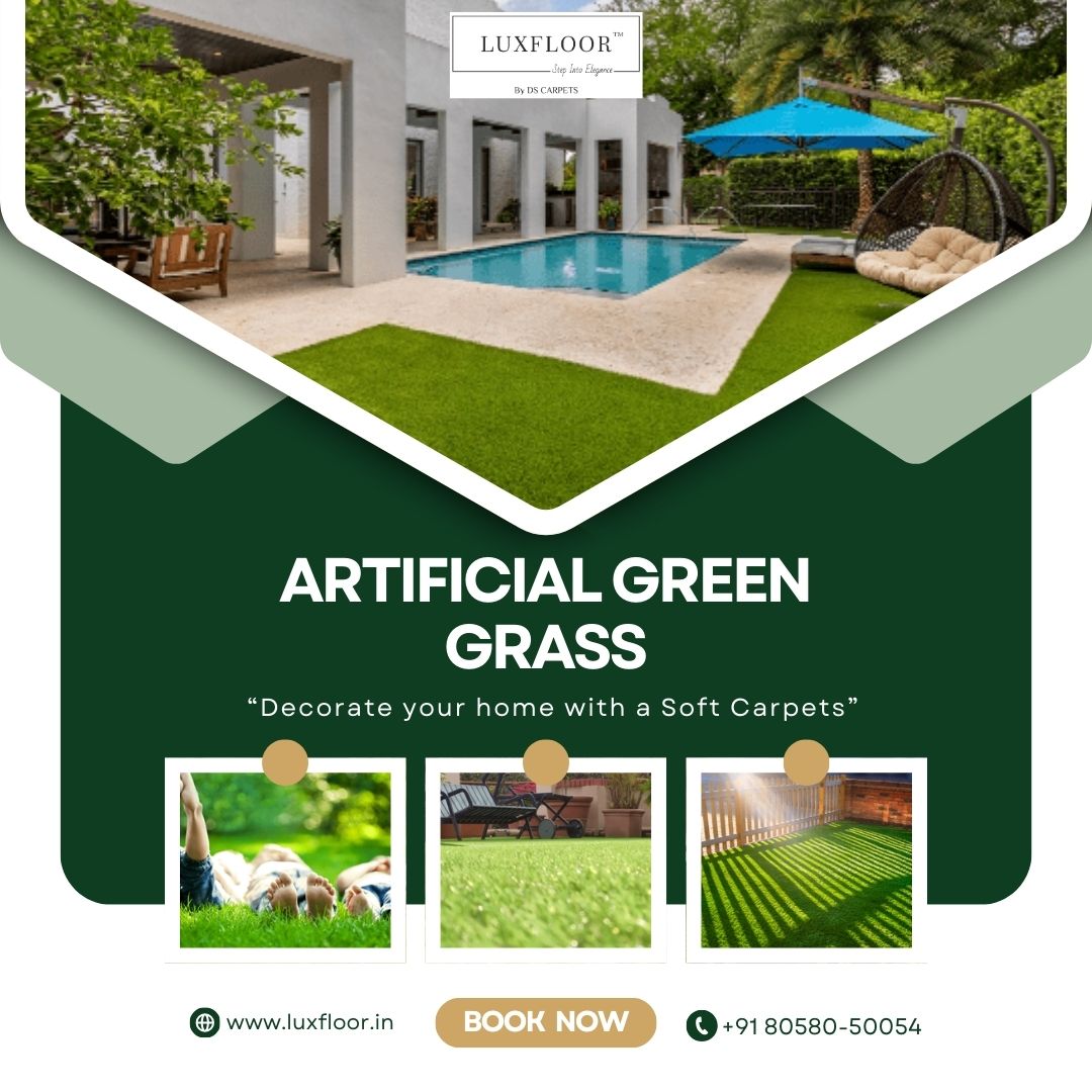 Discover Luxfloor’s Premium Artificial Green Grass Carpets