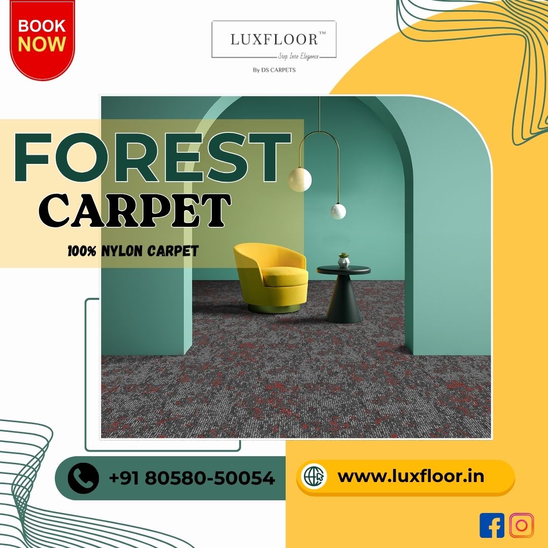 Best Luxurious Dark Forest Green Carpet | Luxfloor
